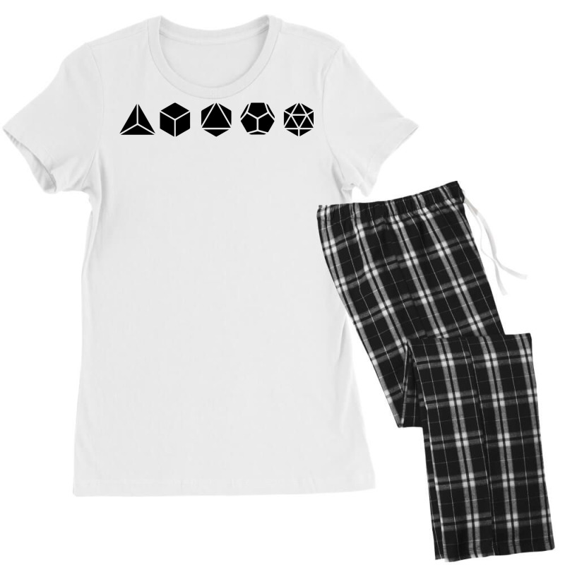 Platonic Solids   Building Blocks Of Life   Mathem Women's Pajamas Set by cooeymelarab | Artistshot