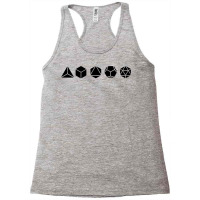 Platonic Solids   Building Blocks Of Life   Mathem Racerback Tank | Artistshot