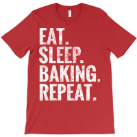 Eat Sleep Baking Repeat Nostalgia T-shirt | Artistshot