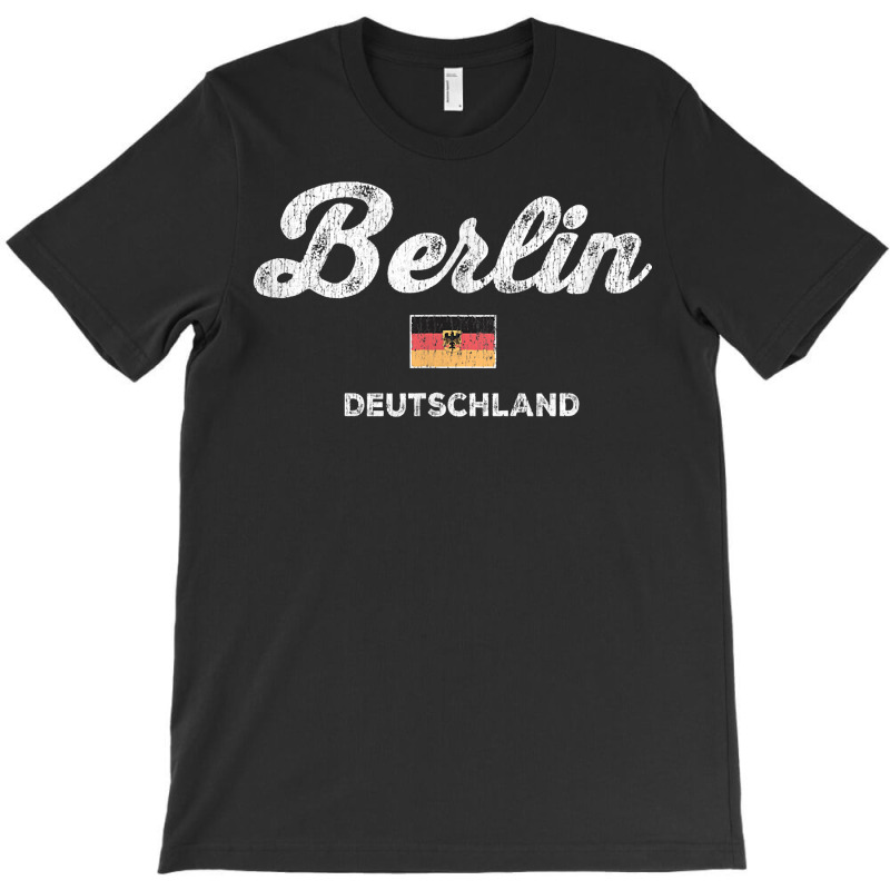 Berlin Germany T Shirt Vintage Sports Script Deuts T-shirt | Artistshot