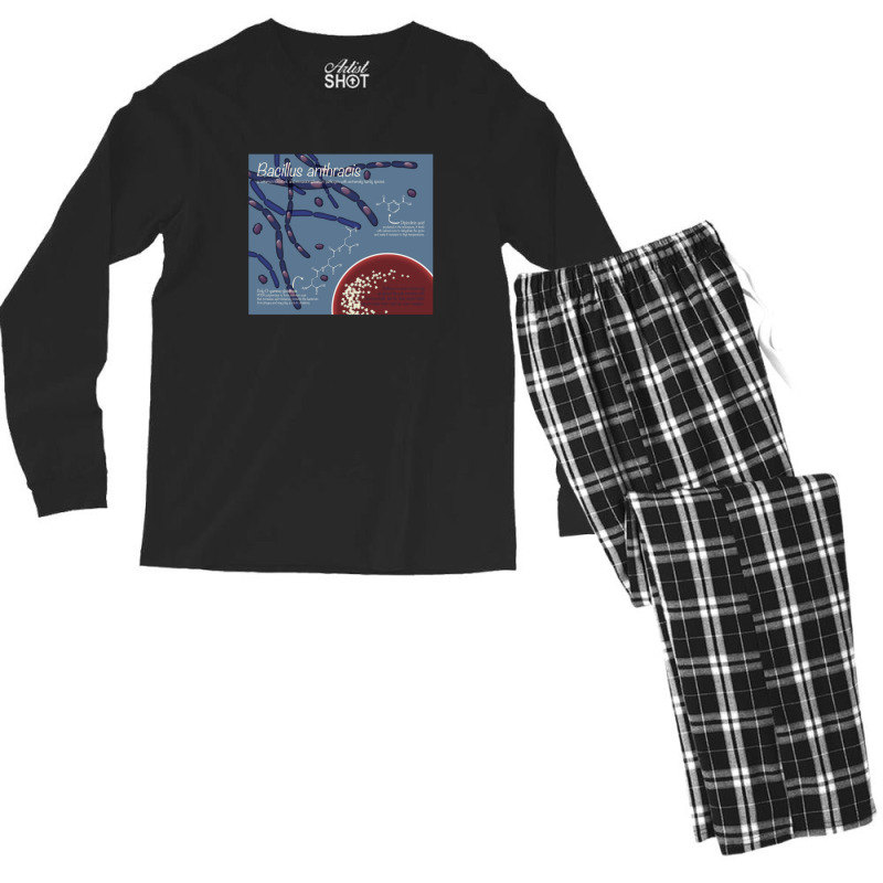 Bacillus Anthracis Men's Long Sleeve Pajama Set | Artistshot