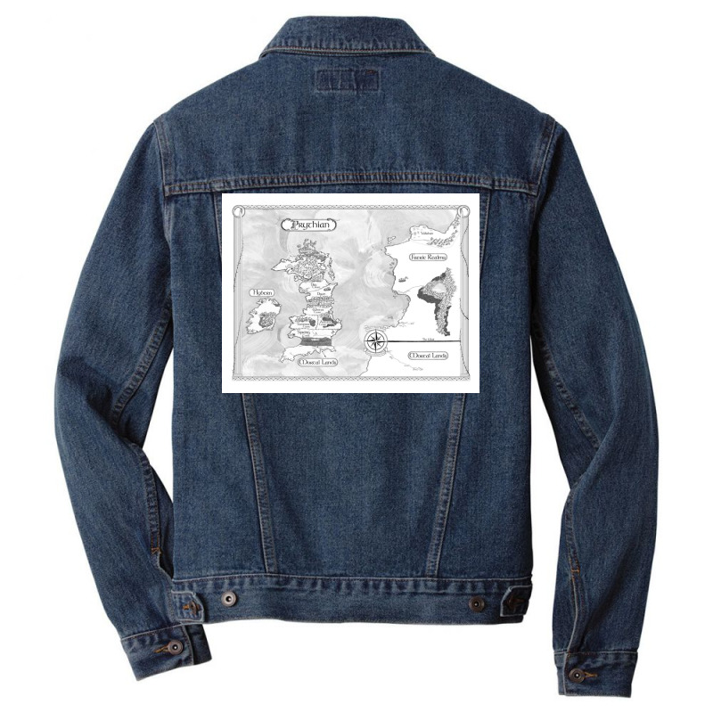 Map Of Prythian Men Denim Jacket | Artistshot