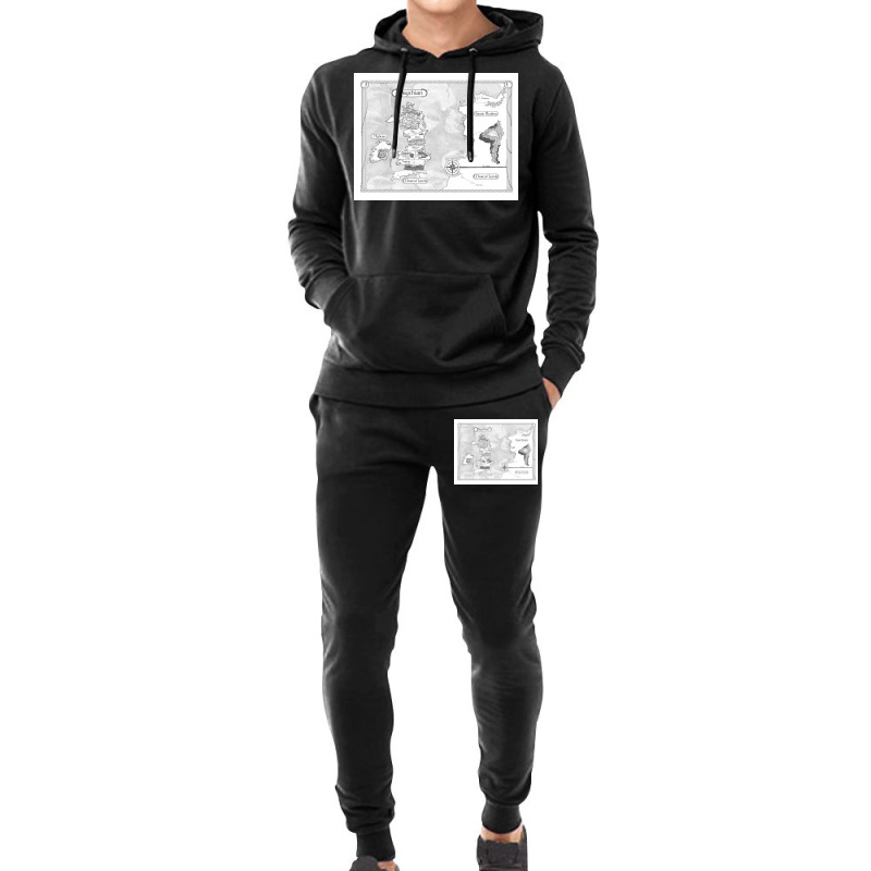 Map Of Prythian Hoodie & Jogger Set | Artistshot