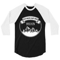 Brocken I Brockenbahn Walpurgis Harz Motiv Fur Har 3/4 Sleeve Shirt | Artistshot