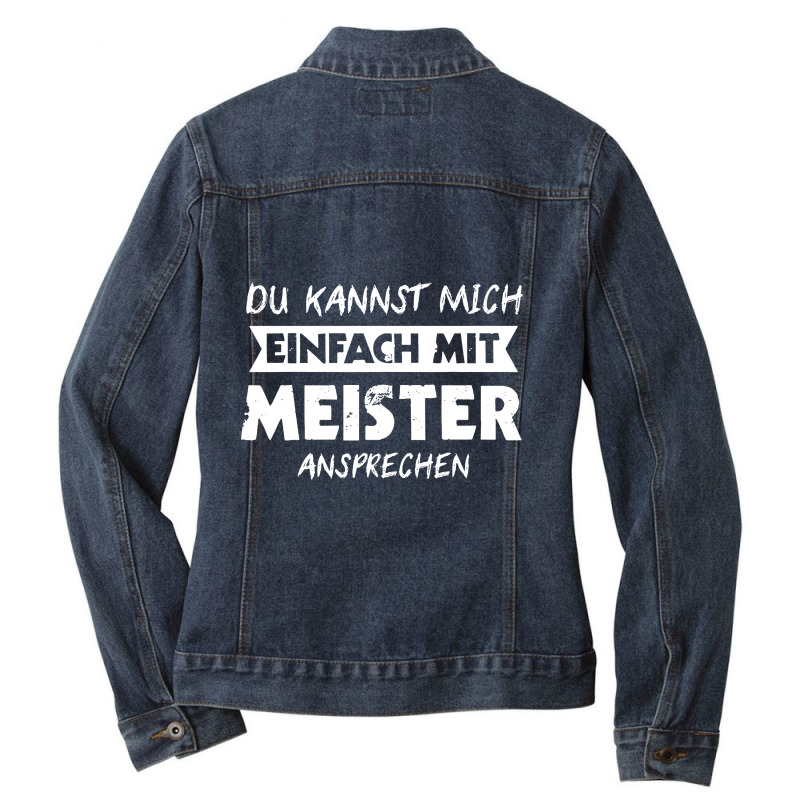 Car Master Workshop Craft Ladies Denim Jacket by skw art | Artistshot