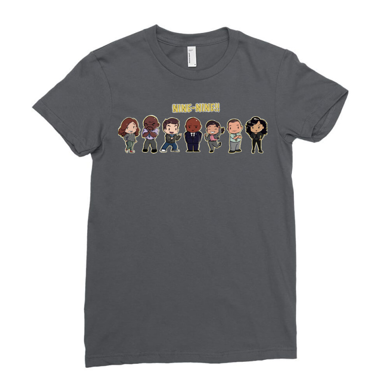 Nine Nine!!  Brooklyn 99 Ladies Fitted T-Shirt by munarifury1 | Artistshot