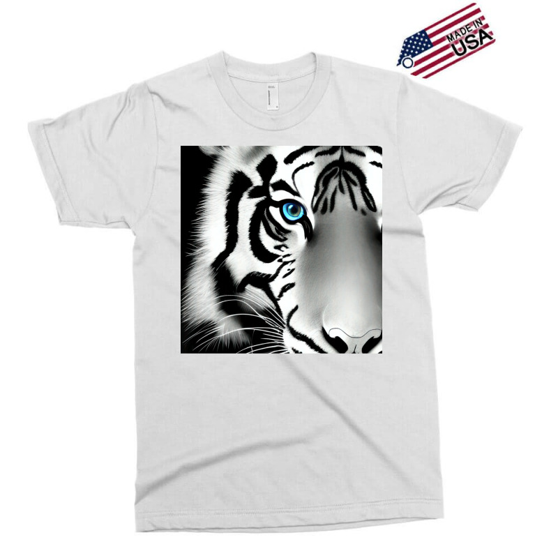 Black And White Tiger Exclusive T-shirt by recorkubisho | Artistshot