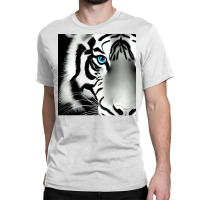 Black And White Tiger Classic T-shirt | Artistshot