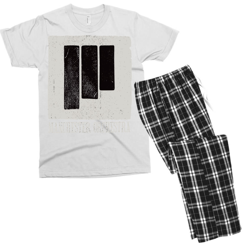 Manchester Orchestra Black Lines Grunge Cool Unise Men's T-shirt Pajama Set | Artistshot