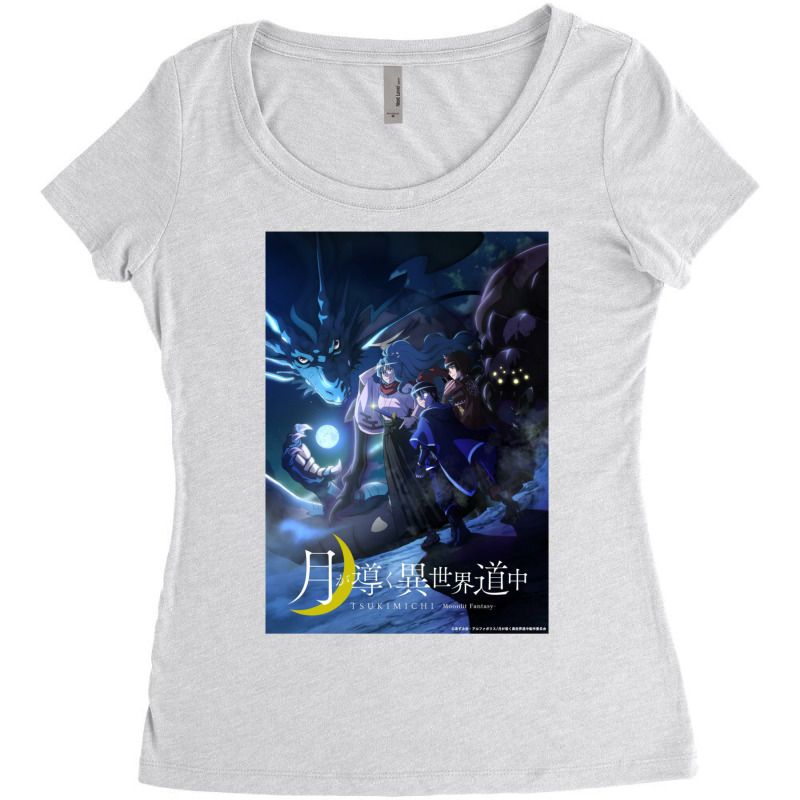 Tsukimichi Moonlit Fantasy Anime Women's Triblend Scoop T-shirt by cuaylaaarzoa | Artistshot