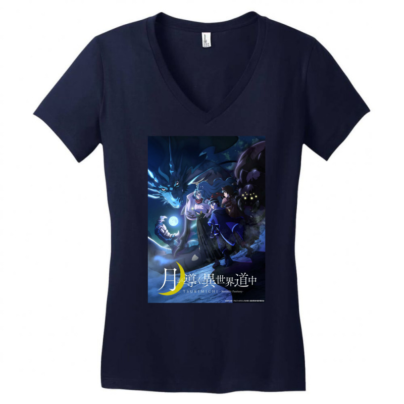 Tsukimichi Moonlit Fantasy Anime Women's V-Neck T-Shirt by cuaylaaarzoa | Artistshot