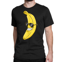 Banana Sunglasses Smiling Face Fruit Lover T Shirt Classic T-shirt | Artistshot