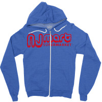 Nj Mart Supermarket (aged Look) Zipper Hoodie | Artistshot