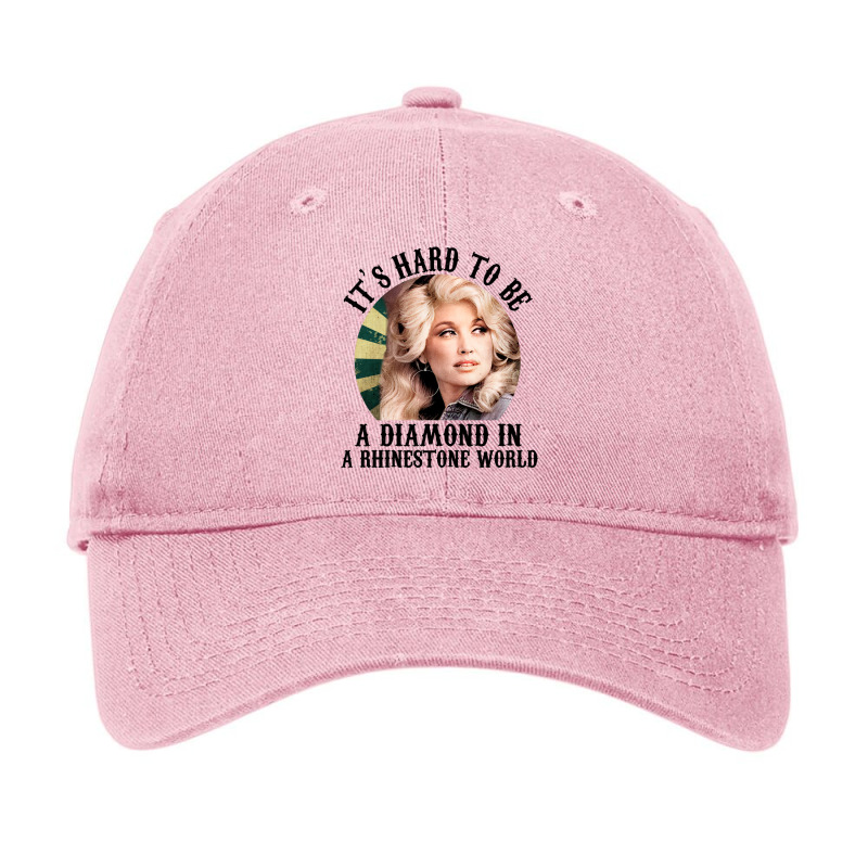 Its Hard To Be A Diamond In A Rhinestone World Dol Adjustable Cap by gloyneryouya1 | Artistshot