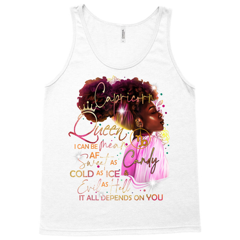 Capricorn Queen Sweet As Candy Birthday Gift For B Tank Top | Artistshot