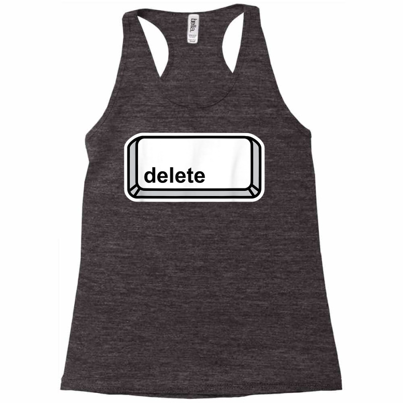 Delete Button Computer Key Halloween Group Costume Racerback Tank by drviddie | Artistshot