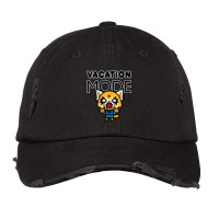 Hot Trend Womens Aggretsuko Vacation Mode Rage V-n Vintage Cap | Artistshot