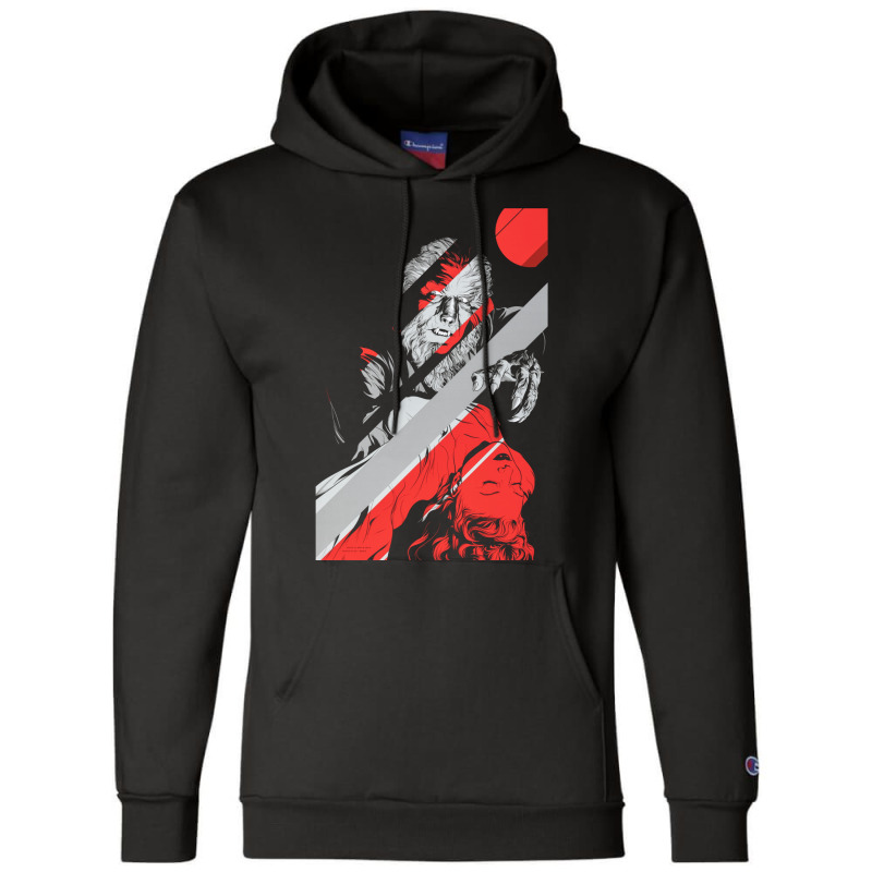 Wolf Man Champion Hoodie by cuaylaaarzoa | Artistshot