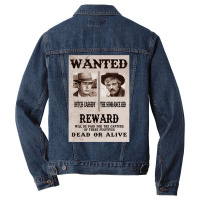 Butch Cassidy And The Sundance Kid Wanted Men Denim Jacket | Artistshot