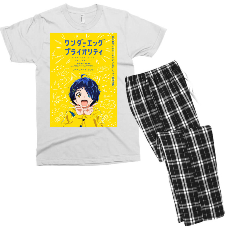 Wonder Egg Priority Anime 5 Men's T-shirt Pajama Set by cuaylaaarzoa | Artistshot