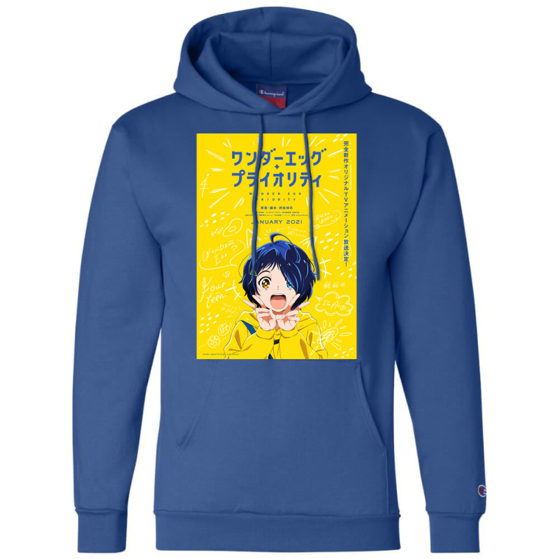 Wonder Egg Priority Anime 5 Champion Hoodie by cuaylaaarzoa | Artistshot