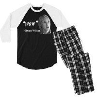 Wow   Owen Wilson Men's 3/4 Sleeve Pajama Set | Artistshot