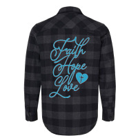 Trending Faith Hope Love Flannel Shirt | Artistshot