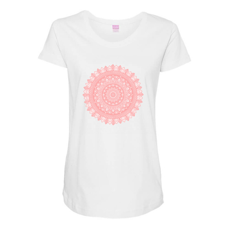 Mandala Maternity Scoop Neck T-shirt | Artistshot