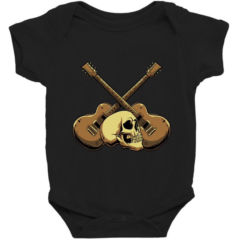 Trending Electric Guitar Guitarist E-guitar-teb4w Baby Bodysuit by lethithu856 | Artistshot