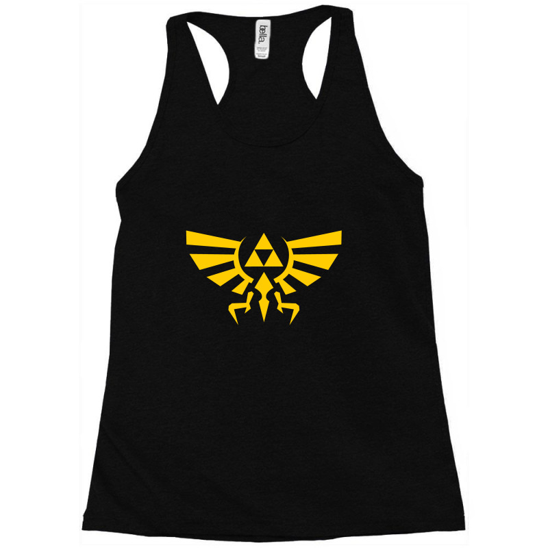 Golden Triforce Of Power Racerback Tank by Tobias | Artistshot