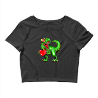 Dinosaur Valentine Trex Valentines Day Crop Top | Artistshot