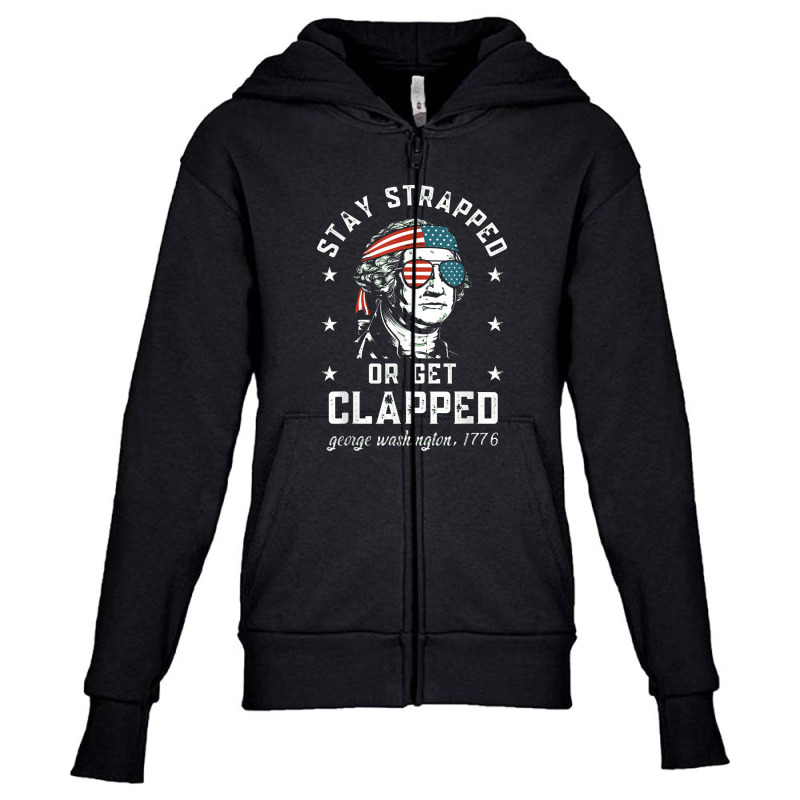 Stay Strapped Youth Zipper Hoodie | Artistshot