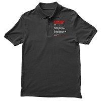 Emergency Manager Funny Management Definition Noun Men's Polo Shirt | Artistshot