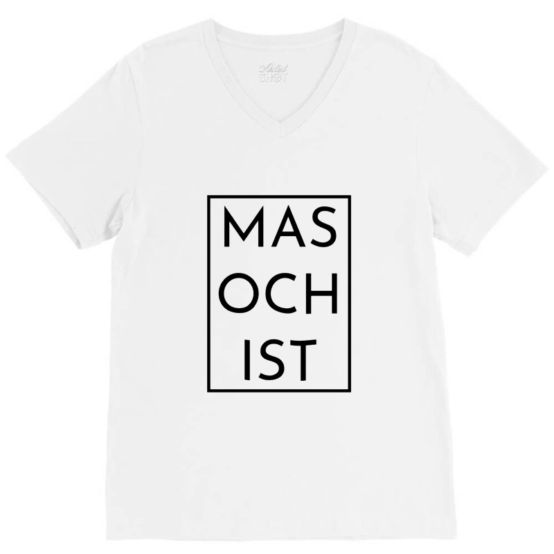 Mas Och Ist Black V-Neck Tee by trishafolyda | Artistshot