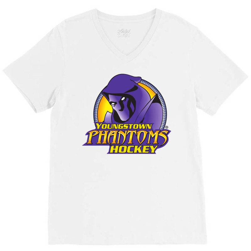 The, Phantoms Hockey V-neck Tee | Artistshot