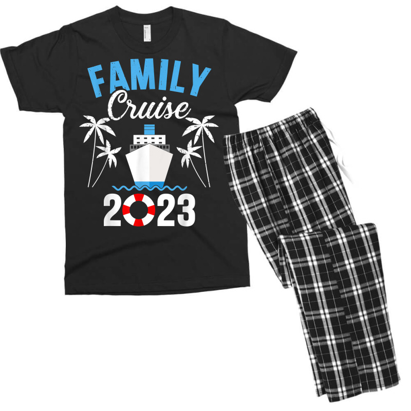 Family Cruise 2023 For Cruising Ship Vacation T Sh Men's T-shirt Pajama Set | Artistshot