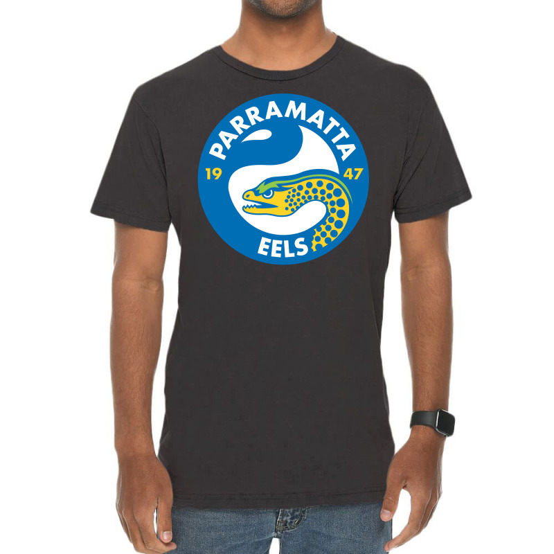 The Parramatta Eels Vintage T-Shirt by rolerol | Artistshot