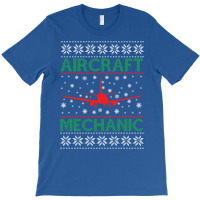 Aircraft Mechanic Ugly Sweater Music T-shirt | Artistshot