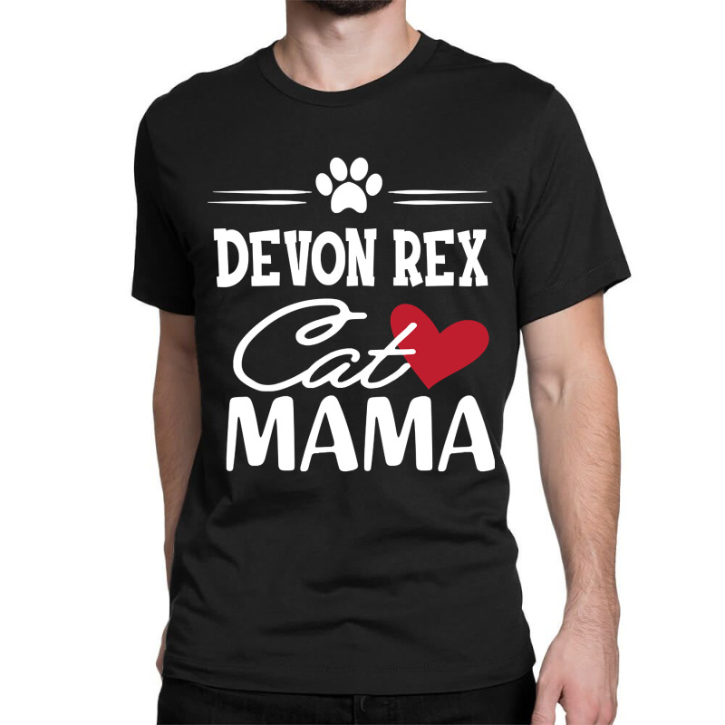 Hot Trend Devon Rex Cat Mama Classic T-shirt by rebeccacameron | Artistshot