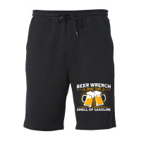 Beer Wrench Smell Of Gasoline Car Mechanic Cute Fleece Short | Artistshot