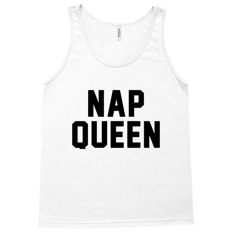 Nap Queen Organic Black Tank Top by coleyjacke | Artistshot