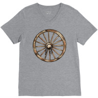 Wagon Wheel V-neck Tee | Artistshot