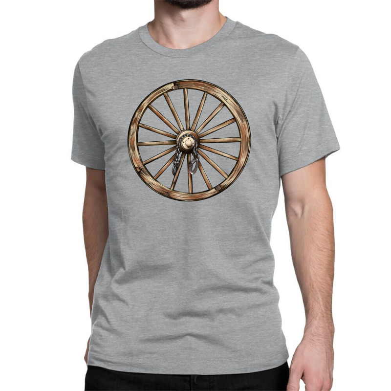 Wagon Wheel Classic T-shirt by BarkalooDesign | Artistshot