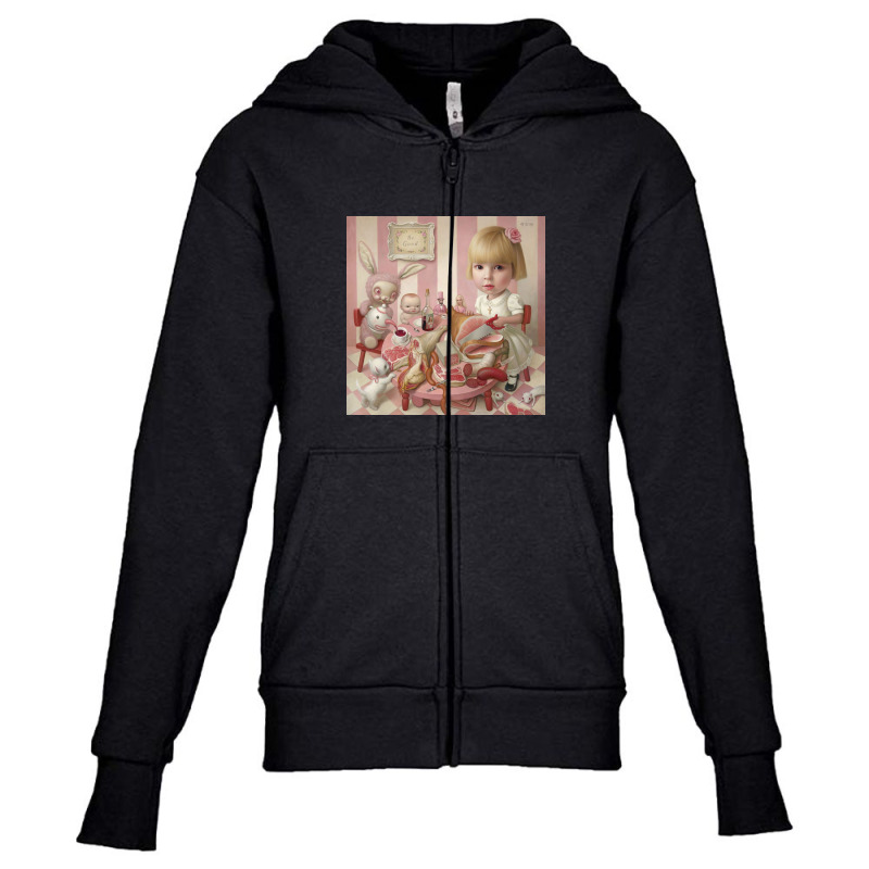 Mark Ryden - Rosie's Tea Party Youth Zipper Hoodie | Artistshot