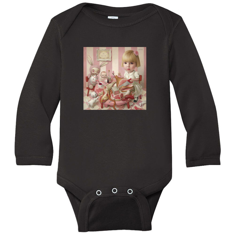 Mark Ryden - Rosie's Tea Party Long Sleeve Baby Bodysuit | Artistshot