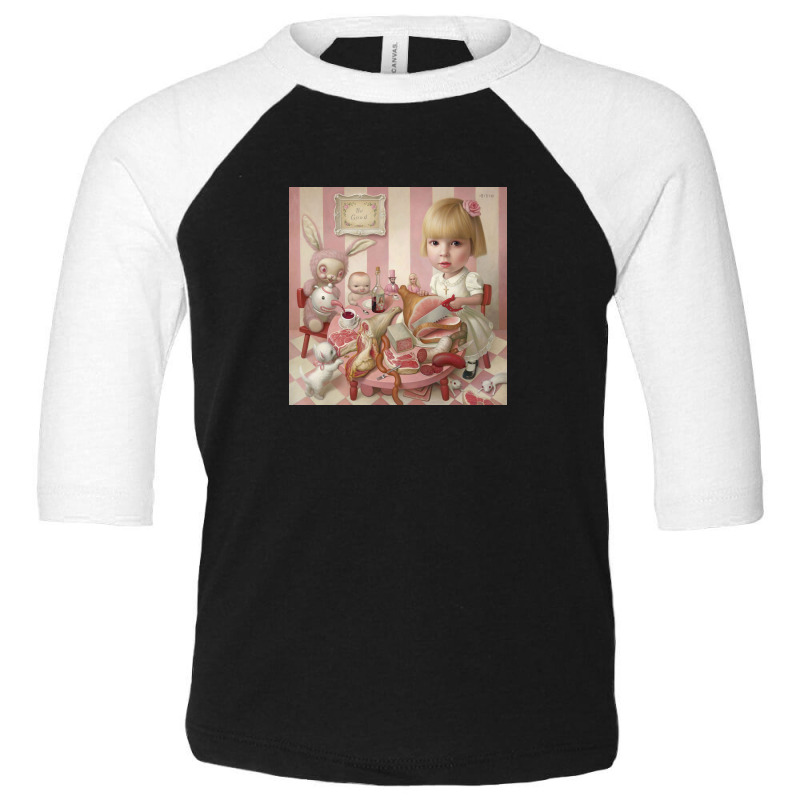 Mark Ryden - Rosie's Tea Party Toddler 3/4 Sleeve Tee | Artistshot