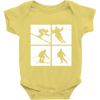 Skiing Skier Winter Sports Baby Bodysuit | Artistshot