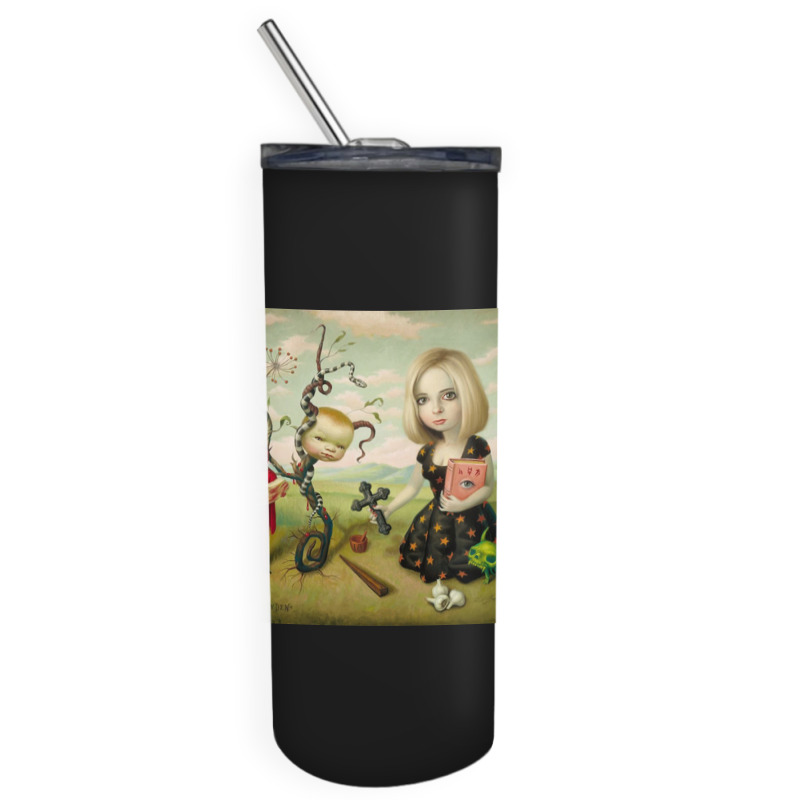 Mark Ryden - The Ghost Of Anton Chigurh Skinny Tumbler | Artistshot