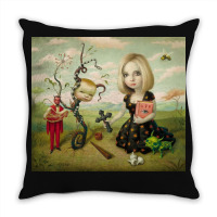 Mark Ryden - The Ghost Of Anton Chigurh Throw Pillow | Artistshot