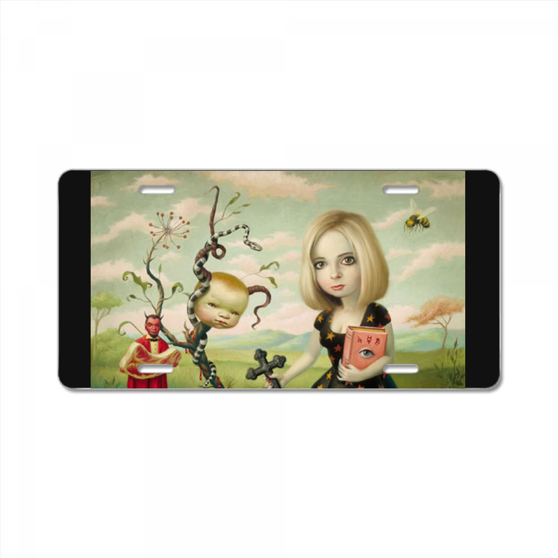 Mark Ryden - The Ghost Of Anton Chigurh License Plate | Artistshot